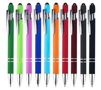 NTGRTY 10 PCS Penna Touch 2 in 1,Penna Touch Screen Retrattile 2 in 1 Pennino Stilo capacitive universali per schermi tattili Dispositivi(Penna a Sfera Stilo:1.0mm)