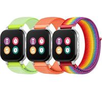 NTidea Confezione da 3 cinturini di ricambio in nylon compatibili con Gabb Watch 3e 3 2 1/Gizmo Watch 3 2 1/Cosmo JrTrack 4 3 2 Watch, cinturino sportivo di ricambio per smartwatch