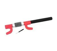 ntifurto Meccanico Lucchetto a combinazione antifurto per auto, acciaio legato, ad alta durezza e durevole, blocco di sicurezza antifurto per volante(Red)