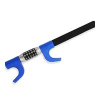 ntifurto Meccanico Lucchetto a combinazione antifurto per auto, acciaio legato, ad alta durezza e durevole, blocco di sicurezza antifurto per volante(Blue)