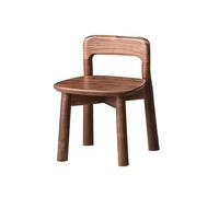 NTIYOU Poggiapiedi Panca piccola in noce nera con portico sul retro, sgabello for cambiare le scarpe, sgabello da pranzo semplice, sgabello basso, casa, soggiorno, cucina, sgabello creativo Sala