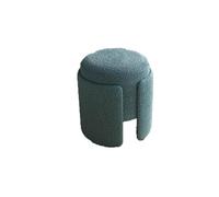 NTIYOU Poggiapiedi Panca portaoggetti Divano moderno Sgabello Sgabello di riposo di lusso Sedia Sgabelli da trucco Sedia for la casa Bedorom Corridoio, Sgabello creativo Sala(Blue)