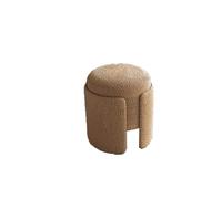 NTIYOU Poggiapiedi Panca portaoggetti Divano moderno Sgabello Sgabello di riposo di lusso Sedia Sgabelli da trucco Sedia for la casa Bedorom Corridoio, Sgabello creativo Sala(Brown)