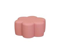NTIYOU Poggiapiedi Petalo Sgabello basso Divano Sgabello con gradino Sgabello da seduta in tessuto Ottoman Pouf for la casa Sgabello cambio scarpe for sgabello creativo Sala(Dark Pink)
