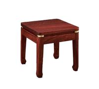 NTIYOU Poggiapiedi Poggiapiedi in stile cinese Sgabello da cucina Sgabello basso in legno Portico Sgabello cambio scarpe for ufficio domestico Soggiorno Sedia Sgabello creativo Sala(Rose wood color)