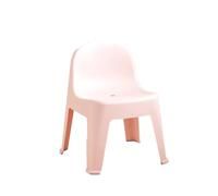 NTIYOU Poggiapiedi Poltrona ispessita Sgabello Piccola sedia in plastica Panca Piccolo sgabello basso Sgabelli cambiascarpe antiscivolo for la casa Sgabello creativo Sala(Pink)