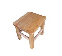NTIYOU Poggiapiedi Scaletta multifunzionale con poggiapiedi Sgabello in legno Sedia da ingresso Sgabello cambiascarpe for sgabello creativo Sala(Light Brown)