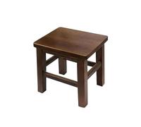 NTIYOU Poggiapiedi Scaletta multifunzionale con poggiapiedi Sgabello in legno Sedia da ingresso Sgabello cambiascarpe for sgabello creativo Sala(Dark Brown)