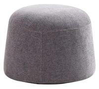 NTIYOU Poggiapiedi Sgabello basso imbottito, pouf, poggiapiedi, trucco portatile, vanità, sedile da picnic, versatili cubi salvaspazio, Max Brown Sala