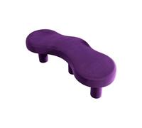 NTIYOU Poggiapiedi Sgabello for scarpe con cambio piede triangolo creativo Panca for area ricreativa Sgabello for divano a forma speciale for soggiorno Sgabello creativo Sala(Purple)