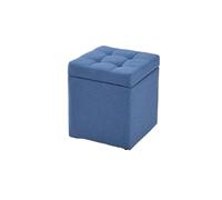 NTIYOU Poggiapiedi Sgabello multifunzionale for la casa, cambio scarpe, sgabello, tessuto, divano portatile, sgabello for dormitorio, soggiorno, camera da letto Sala(Blue)