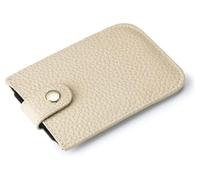 NTIYOU Portafogli Portafoglio Portafoglio da donna in pelle Mini porta carte Portamonete universale tutto in uno Tasca portamonete semplice unisex Resistente allo strappo Durevole (Color : Cream-1)