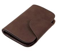 NTIYOU Portafogli Portafoglio Portafoglio in pelle da donna Portamonete multifunzionale Portamonete stile corto Tasca porta carte semplice retrò da uomo Resistente allo strappo Durevole