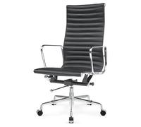 NTIYOU Sedia da scrivania in pelle, girevole a 360°, sedia da scrivania regolabile in altezza, sedia ergonomica per computer, comoda e comoda