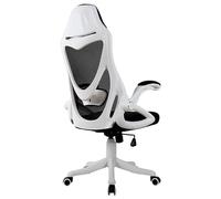 NTIYOU Sedia da scrivania regolabile alta sedia da ufficio, sedia da scrivania ergonomica, girevole a 360°, con braccioli, supporto lordosi confortevole
