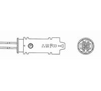 Ngk OZA660-EE5 5662 Sonda Lambda Ntk Ossigeno O2 Scarico Sonda OZA660EE5