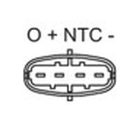 NTK 91803 Sensore, Pressione collettore d'aspirazione per FORD,VOLVO