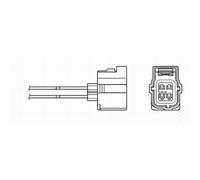 NTK Sonda Lambda Riscaldata per Jeep Wrangler II 4.0 5.7 V8 4x4 3.7 V6