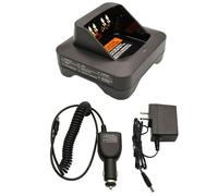 NTN8831 - Caricatore rapido da auto DC 12 V/24 V, compatibile con Motorola XTS1500 XTS2500 XTS3000 XTS5000 PR1500 MT2000 MTS2000 HT1000 GP900 GP1200 NTN9858 NTN8831 923 NN. Batteria TN7143