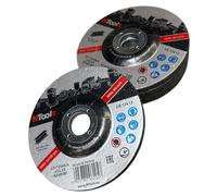 NTools SDSS - Set di 5 dischi smerigliatrice 125 x 6,4 x 22,23 mm per smerigliatrice angolare | Disco smerigliatrice ferro | Forma FEPA 27 (centro depresso), spessore 6,4 mm | Set di 5 pezzi