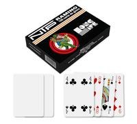 NTP 00027 - Ramino Long Life Carte da Gioco, Bianco