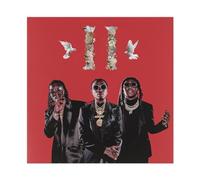 NTRECS Migos - Poster con copertina dell'album, motivo: Culture II, decorazione per camera da letto, sport, ufficio, camera da letto, regalo, senza cornice, 30 x 30 cm