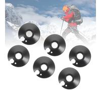NTRUXZP 6 pezzi bastoncini da trekking in gomma neve fango cestino da sci bastoncini da trekking cestini di ricambio bastoncini da trekking Accessorio di ricambio per bastoncini da trekking