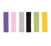 NTRUXZP 6 Pezzi Fascia Elastica Capelli, Fascia Capelli Donna, Fasce per Capelli Yoga Donne in Cotone,Colori Misti