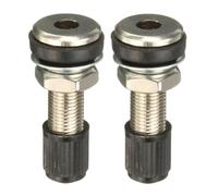 NTWNTW 2 Pezzi 32mm valvola Ruota Moto Accessori Moto Tappi Stelo Impermeabili durevoli in Lega di Zinco valvola Pneumatico tubeless