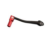 NTWNTW Leva del cambio pieghevole in alluminio CNC for moto compatibile con le leve del cambio for moto da cross e pit bike da 110/125/140/150/160/250 cc.(Black Red)
