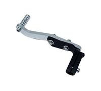 NTWNTW Leva del cambio regolabile in alluminio CNC for moto, leve del cambio, pedale di avviamento for fuoristrada, ATV e moto(Silver)