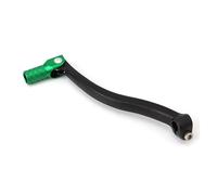 NTWNTW Leve del cambio pieghevoli in alluminio CNC for moto compatibili con leve di avviamento for moto da cross e pista da 110/125/140/150/160/250 cc(Black green)