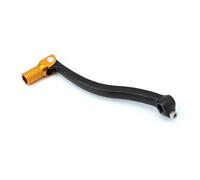 NTWNTW Leve del cambio pieghevoli in alluminio CNC for moto compatibili con leve di avviamento for moto da cross e pista da 110/125/140/150/160/250 cc(Black gold)