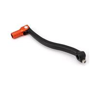 NTWNTW Leve del cambio pieghevoli in alluminio CNC for moto compatibili con leve di avviamento for moto da cross e pista da 110/125/140/150/160/250 cc(Black orange)