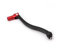 NTWNTW Leve del cambio pieghevoli in alluminio CNC for moto compatibili con leve di avviamento for moto da cross e pista da 110/125/140/150/160/250 cc(Black red)