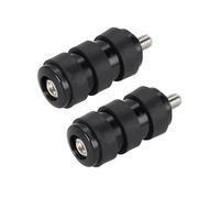 NTWNTW Pedane for moto, leva del cambio, leva del cambio in alluminio, compatibili con Touring, Electra Glide, Sportster, XL883, Breakout, Softail(Black 2pcs)