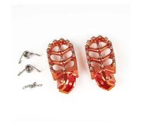 NTWNTW Pedane for moto, pieghevoli, leva del cambio, compatibili con XCW XCF-W EXC EXC-F SX SXF XC XCF 125 250 300 350(Orange)