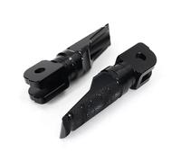 NTWNTW Pedane poggiapiedi anteriori for moto compatibili con GSR600 GSXR600 GSXR 750 GSXR1000 GSXS125 GSX-S1000 SV650 DL650 Vstrom(BLACK)