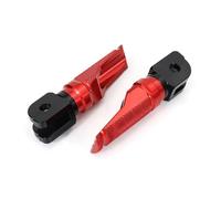 NTWNTW Pedane poggiapiedi anteriori for moto compatibili con GSR600 GSXR600 GSXR 750 GSXR1000 GSXS125 GSX-S1000 SV650 DL650 Vstrom(RED)