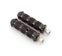 NTWNTW Pedane poggiapiedi for moto da corsa in alluminio CNC da 8 mm, compatibili con(Black)