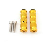 NTWNTW Pedane poggiapiedi for moto da corsa in alluminio CNC da 8 mm, compatibili con(Gold)