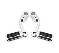 NTWNTW Pedane poggiapiedi Highway da 1 1/4" for moto, compatibili con Road King, Sportster 1200, Iron 883, Electra, Street Glide(Ivory)