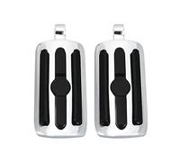 NTWNTW Pedane poggiapiedi Highway da 1 1/4" for moto, compatibili con Road King, Sportster 1200, Iron 883, Electra, Street Glide(WHITE)