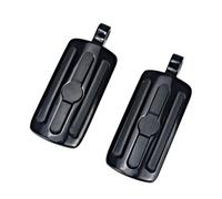 NTWNTW Pedane poggiapiedi Highway da 1 1/4" for moto, compatibili con Road King, Sportster 1200, Iron 883, Electra, Street Glide(Dark Grey)