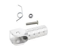 NTWNTW Punta della leva del cambio a gradino for pedale freno posteriore for moto compatibile con XCW XCF-W EXC EXC-F SX SXF XC XCF TPI 125 250 300 350 500(Shift Tip Silver)