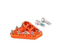 NTWNTW Punta della leva del cambio a gradino for pedale freno posteriore for moto compatibile con XCW XCF-W EXC EXC-F SX SXF XC XCF TPI 125 250 300 350 500(Step Plate Orange)