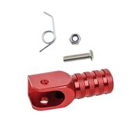 NTWNTW Punta della leva del cambio a gradino for pedale freno posteriore for moto compatibile con XCW XCF-W EXC EXC-F SX SXF XC XCF TPI 125 250 300 350 500(Shift Tip Red)
