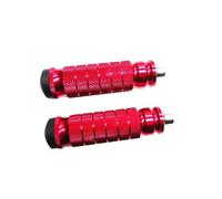 NTWNTW Un paio di pedane arretrate in alluminio for moto, compatibili con accessori for moto modificate.(Red)
