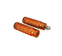 NTWNTW Un paio di pedane arretrate in alluminio for moto, compatibili con accessori for moto modificate.(Orange)