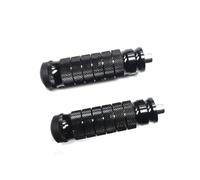NTWNTW Un paio di pedane arretrate in alluminio for moto, compatibili con accessori for moto modificate.(Black)